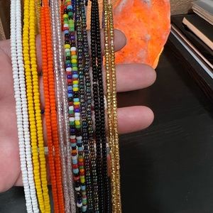 African waist beads.